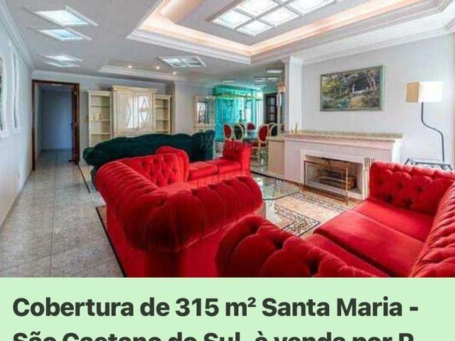 Cobertura / Penthouse 5 quartos e 4 banheiros, à venda, no bairro Cerâmica em São Caetano do Sul