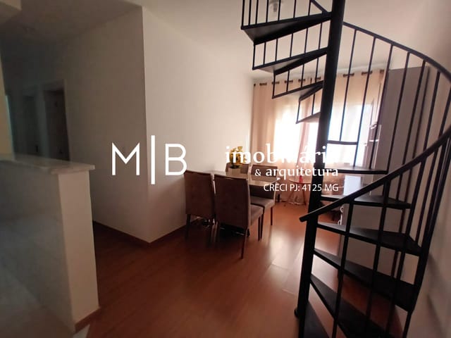 Cobertura / Penthouse 2 quartos e 2 banheiros, para alugar, no bairro Vila Reis em Cataguases