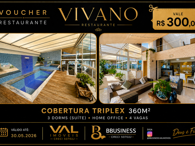 Cobertura / Penthouse 3 quartos e 5 banheiros, à venda, no bairro Santa Paula em São Caetano do Sul