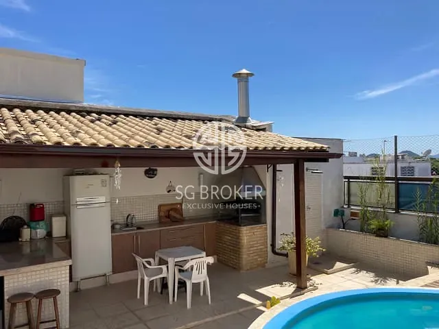 Cobertura / Penthouse com 334m² 3 quartos e 6 banheiros, à venda, no bairro Recreio dos Bandeirantes em Rio de Janeiro