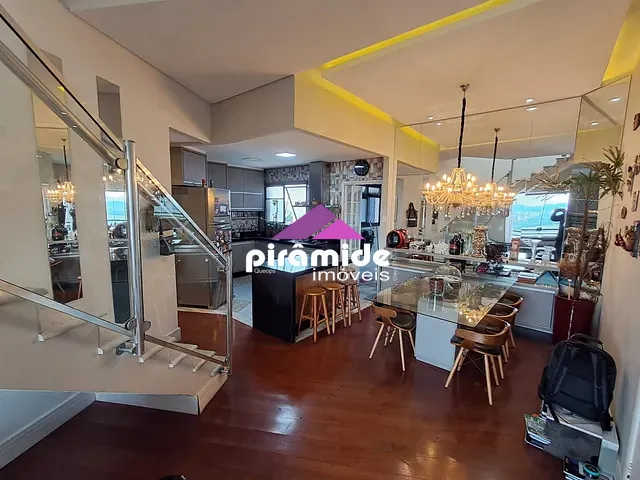 Cobertura / Penthouse com 210m² 3 quartos e 4 banheiros, à venda, no bairro Jardim Aquarius em São José dos Campos