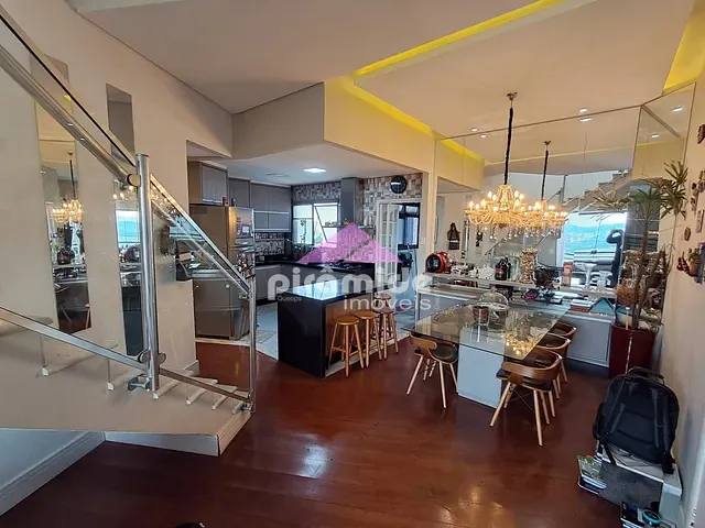 Cobertura / Penthouse com 210m² 3 quartos e 4 banheiros, à venda ou para alugar, no bairro Jardim Aquarius em São José dos Campos