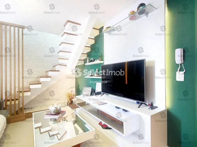 Cobertura / Penthouse com 118m² 3 quartos e 3 banheiros, à venda, no bairro Parque São Vicente em Mauá