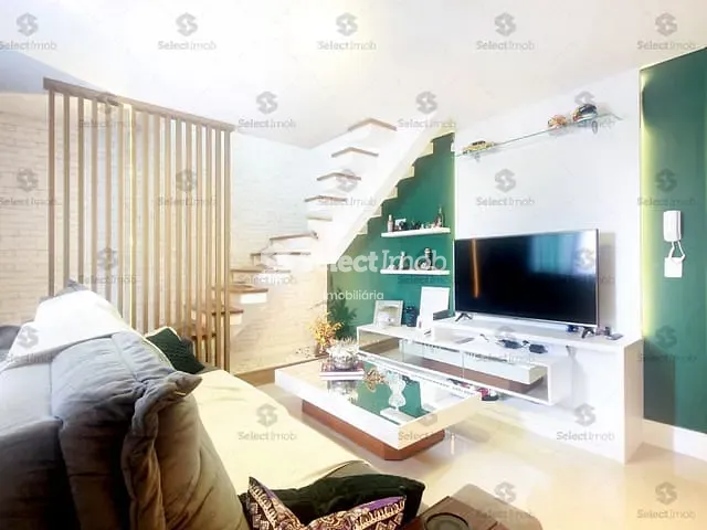 Cobertura / Penthouse com 118m² 3 quartos e 3 banheiros, à venda, no bairro Parque São Vicente em Mauá
