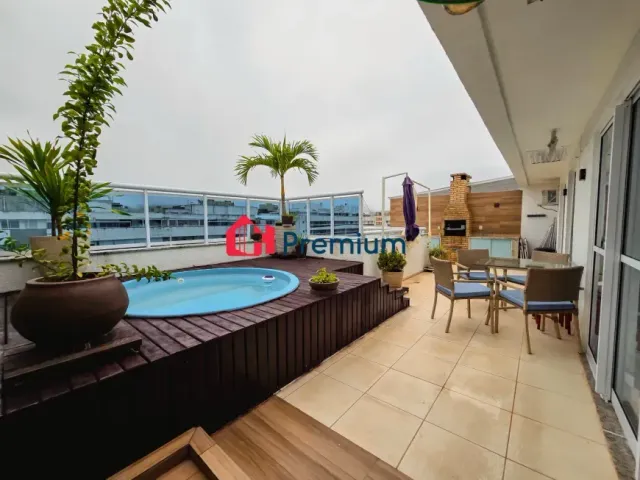 Cobertura / Penthouse 3 quartos e 4 banheiros, à venda, no bairro Recreio dos Bandeirantes em Rio de Janeiro