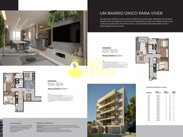 Cobertura / Penthouse com 125m² 2 quartos e 2 banheiros, à venda, no bairro Laranjal em Volta Redonda
