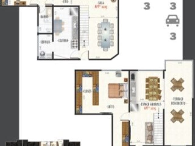 Cobertura / Penthouse 3 quartos e 2 banheiros, à venda, no bairro São Mateus em Juiz de Fora