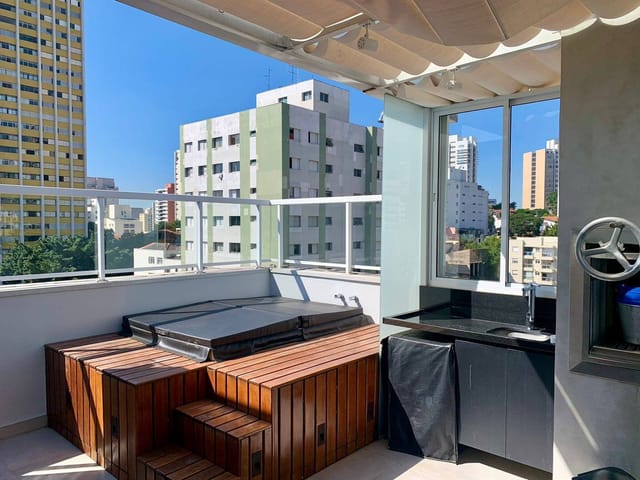 Cobertura / Penthouse com 120m² 3 quartos e 4 banheiros, à venda, no bairro Sumaré em São Paulo
