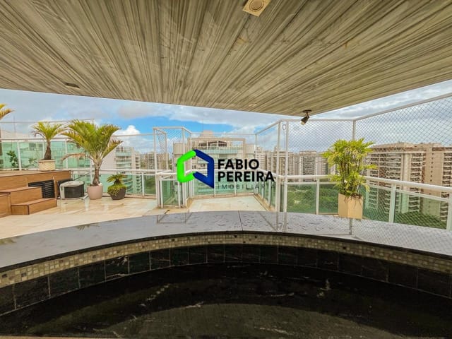 Cobertura / Penthouse com 266m² 3 quartos e 4 banheiros, à venda, no bairro Barra da Tijuca em Rio de Janeiro