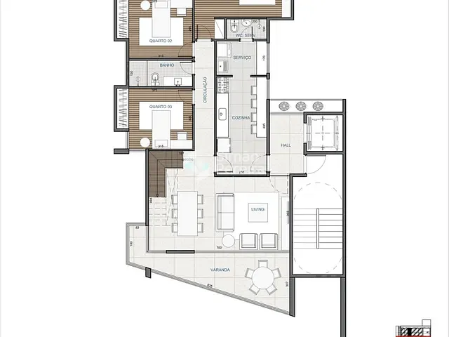 Cobertura / Penthouse 4 quartos e 5 banheiros, à venda, no bairro Santa Luzia em Juiz de Fora