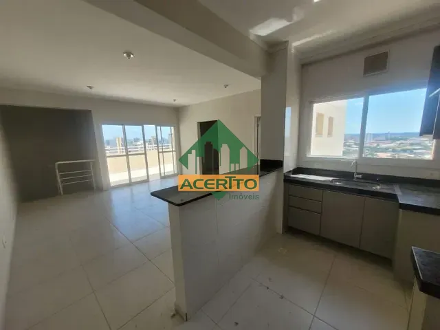 Cobertura / Penthouse 3 quartos e 4 banheiros, para alugar, no bairro São Joaquim em Araçatuba