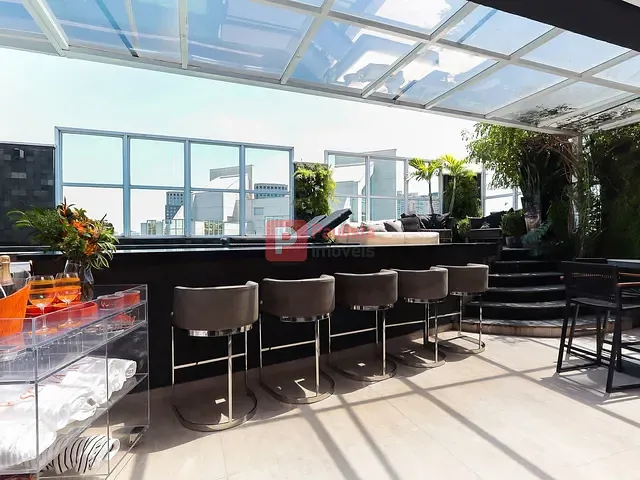 Cobertura / Penthouse com 305m² 4 quartos e 6 banheiros, à venda, no bairro Brooklin Paulista em São Paulo