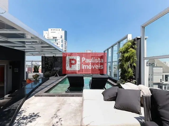 Cobertura / Penthouse com 305m² 4 quartos e 6 banheiros, à venda, no bairro Brooklin Paulista em São Paulo