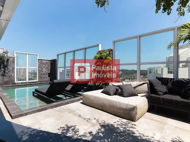 Cobertura / Penthouse com 305m² 4 quartos e 6 banheiros, à venda, no bairro Brooklin Paulista em São Paulo