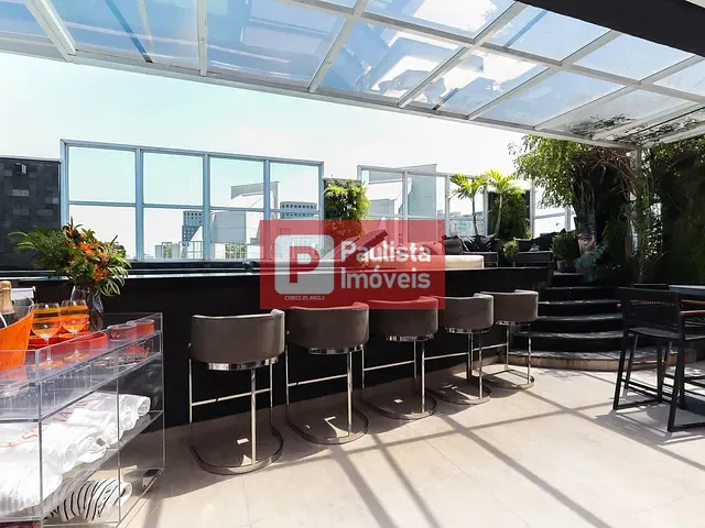 Cobertura / Penthouse com 305m² 4 quartos e 6 banheiros, à venda, no bairro Brooklin Paulista em São Paulo