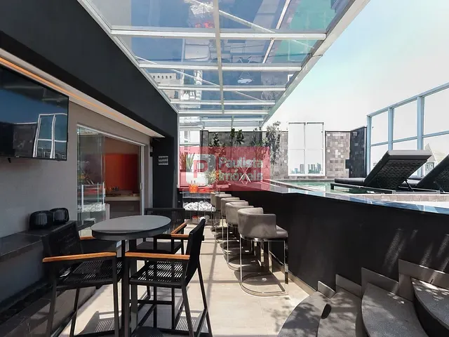 Cobertura / Penthouse com 305m² 4 quartos e 6 banheiros, à venda, no bairro Brooklin Paulista em São Paulo