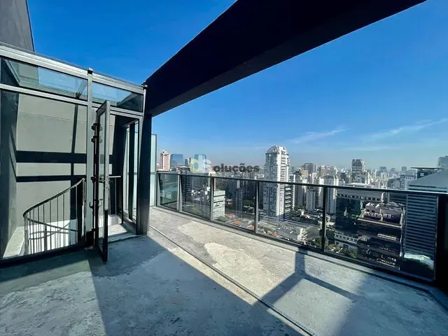 Cobertura / Penthouse 1 quarto e 1 banheiro, à venda, no bairro Vila Olímpia em São Paulo