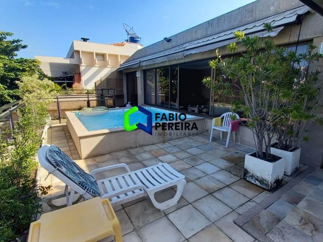 Cobertura / Penthouse com 400m² 4 quartos e 4 banheiros, à venda, no bairro Barra da Tijuca em Rio de Janeiro