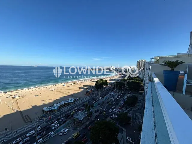 Cobertura / Penthouse 2 quartos e 4 banheiros, para alugar, no bairro Copacabana em Rio de Janeiro