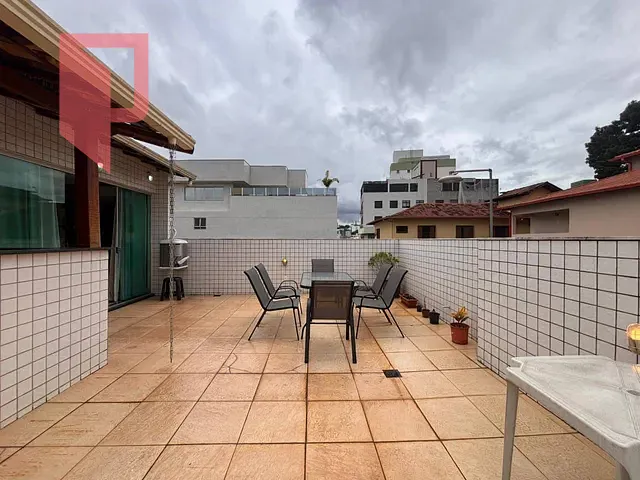 Cobertura / Penthouse com 140m² 4 quartos e 3 banheiros, à venda, no bairro Dona Clara em Belo Horizonte