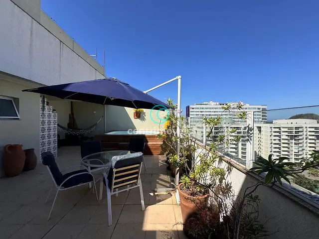 Cobertura / Penthouse com 152m² 2 quartos e 3 banheiros, à venda, no bairro Barra da Tijuca em Rio de Janeiro