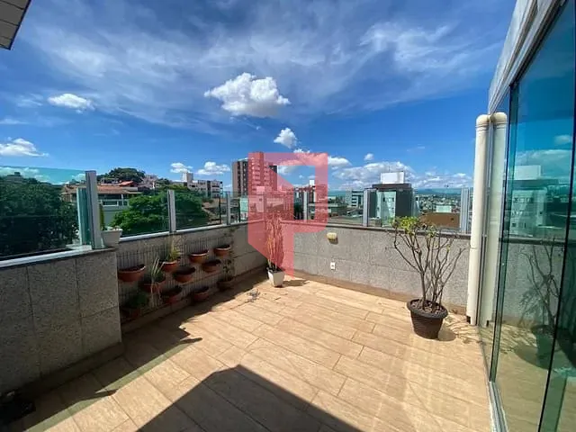 Cobertura / Penthouse 4 quartos e 3 banheiros, à venda, no bairro Caiçaras em Belo Horizonte