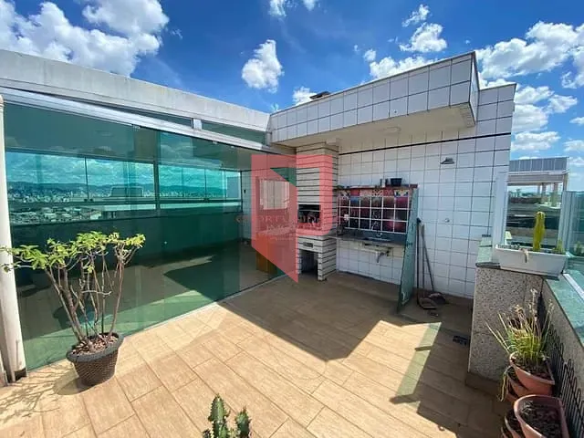 Cobertura / Penthouse 4 quartos e 3 banheiros, à venda, no bairro Caiçaras em Belo Horizonte