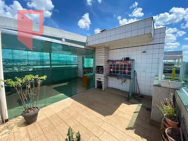 Cobertura / Penthouse 4 quartos e 3 banheiros, à venda, no bairro Caiçaras em Belo Horizonte
