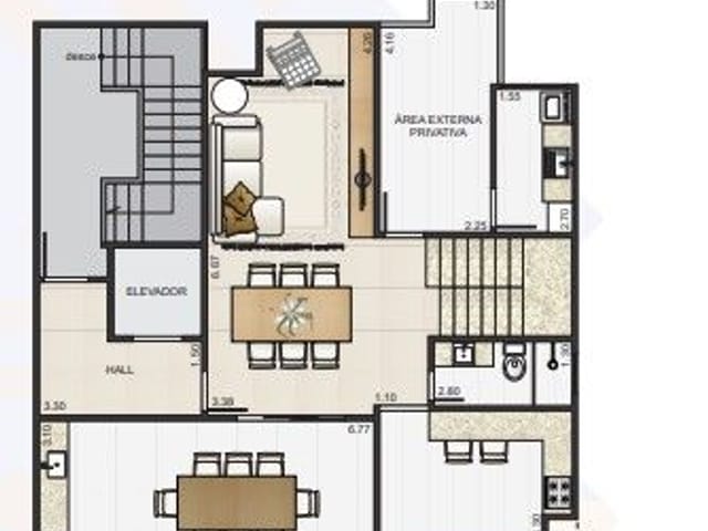 Cobertura / Penthouse 4 quartos e 5 banheiros, à venda, no bairro Jardim Glória em Juiz de Fora