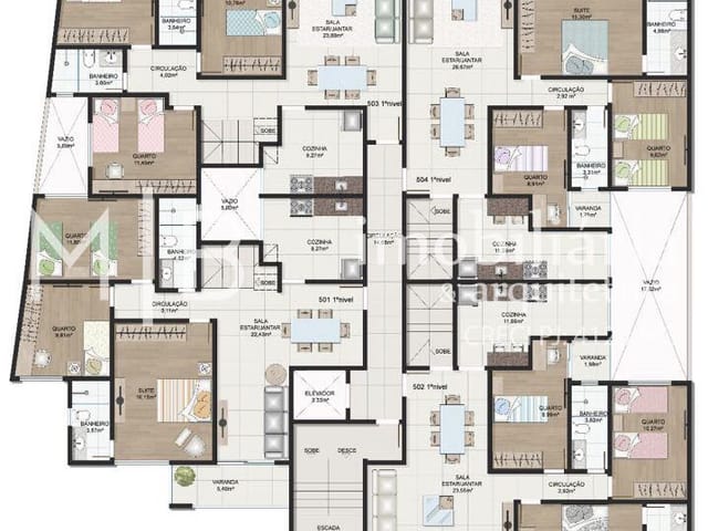 Cobertura / Penthouse 4 quartos e 3 banheiros, à venda, no bairro COLINAS em CATAGUASES