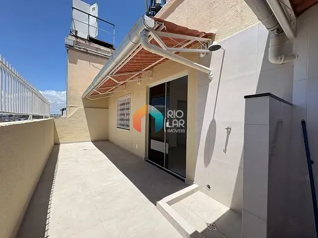 Cobertura / Penthouse com 114m² 3 quartos e 2 banheiros, à venda ou para alugar, no bairro Riachuelo em Rio de Janeiro