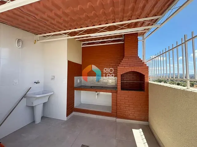 Cobertura / Penthouse com 114m² 3 quartos e 2 banheiros, à venda ou para alugar, no bairro Riachuelo em Rio de Janeiro