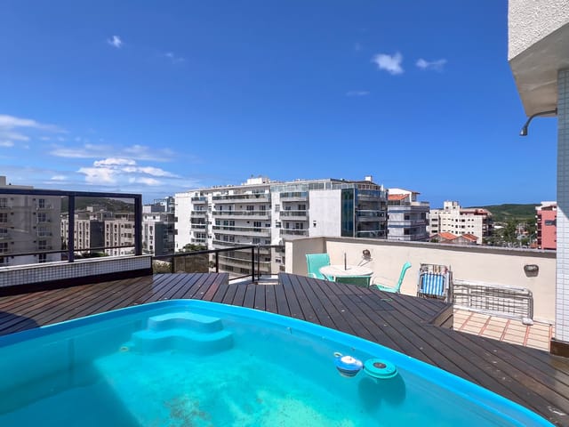 Cobertura / Penthouse com 276m² 4 quartos e 3 banheiros, à venda, no bairro Passagem em Cabo Frio