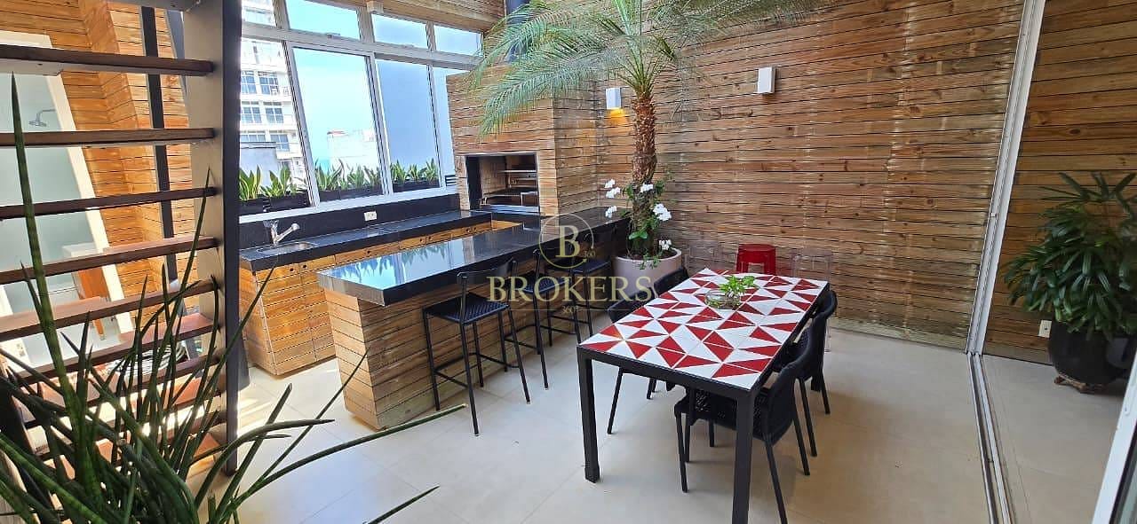 Cobertura / Penthouse à venda, Rua Prudente de Morais - Ipanema. 3 quartos sendo 2 suites, área gourmet, hidromassagem. 250 m². 2 vagas.