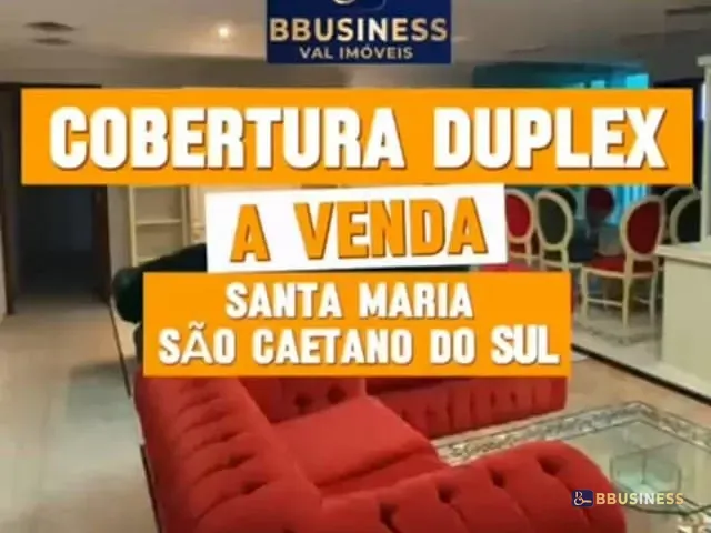 Cobertura / Penthouse com 315m² 5 quartos e 5 banheiros, à venda, no bairro Santa Maria em São Caetano do Sul
