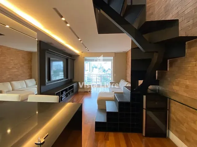 Cobertura / Penthouse com 121m² 1 quarto e 1 banheiro, à venda, no bairro Pinheiros em São Paulo