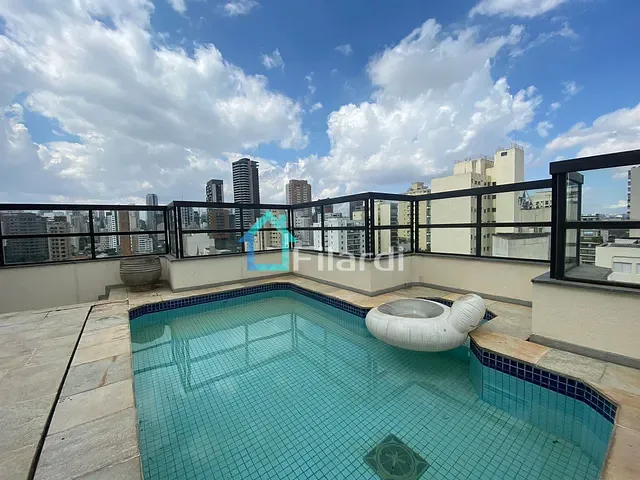 Cobertura / Penthouse com 220m² 3 quartos e 4 banheiros, para alugar, no bairro Pinheiros em São Paulo