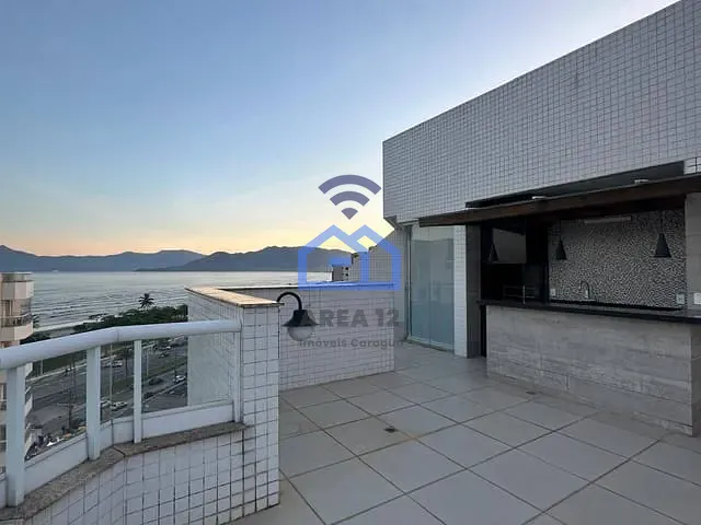 Cobertura / Penthouse com 191m² 4 quartos e 3 banheiros, à venda, no bairro Indaiá em Caraguatatuba