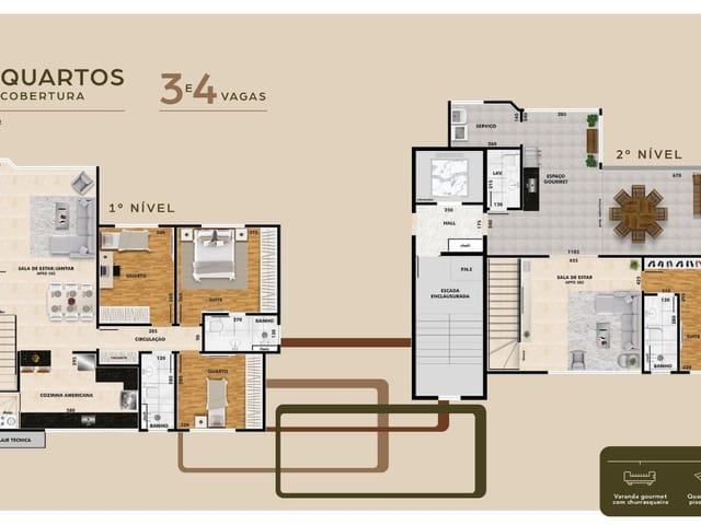 Foto do Cobertura / Penthouse - Cobertura à venda, Santa Lúcia, Belo Horizonte, MG | Confiança Imóveis Bh