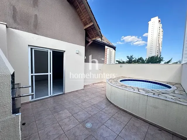 Cobertura / Penthouse 2 quartos e 3 banheiros, para alugar, no bairro Mansões Santo Antônio em Rua José Luiz Camargo Moreira