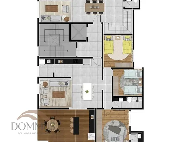 Cobertura / Penthouse com 137m² 3 quartos e 2 banheiros, à venda, no bairro Bom Retiro em Ipatinga