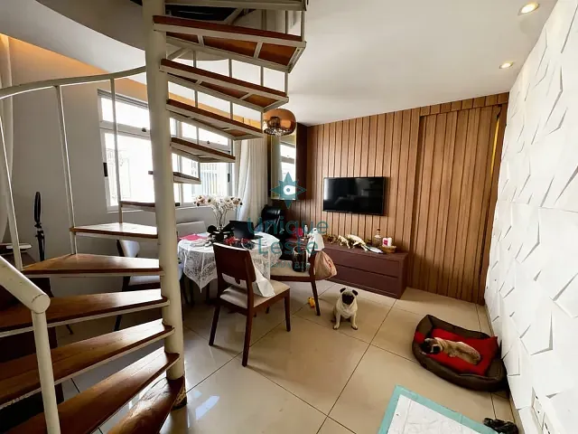 Cobertura / Penthouse 2 quartos e 2 banheiros, à venda, no bairro Nova Vista em Belo Horizonte