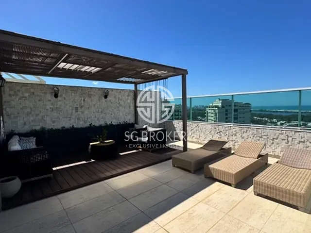 Cobertura / Penthouse com 598m² 4 quartos e 8 banheiros, à venda, no bairro Barra da Tijuca em Rio de Janeiro