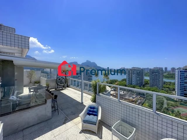 Cobertura / Penthouse 4 quartos e 5 banheiros, à venda, no bairro Barra da Tijuca em Rio de Janeiro