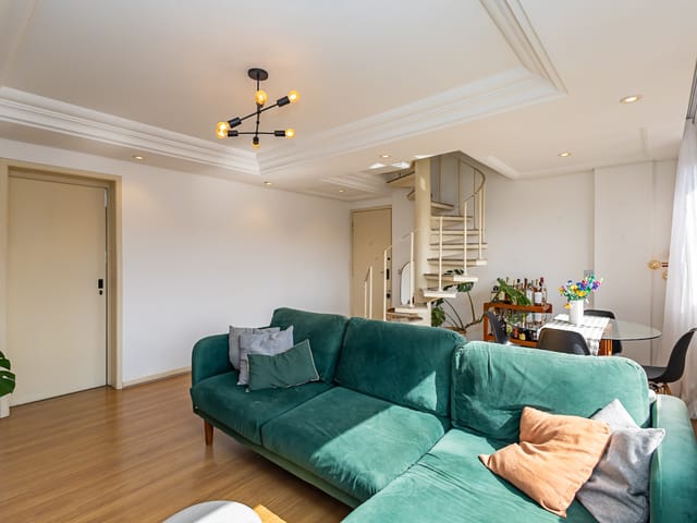 Cobertura / Penthouse 3 quartos e 2 banheiros, à venda, no bairro Alto da Glória em Curitiba