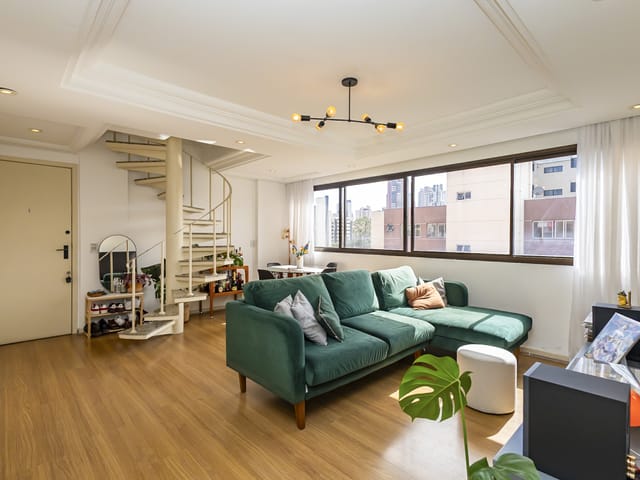 Cobertura / Penthouse 3 quartos e 2 banheiros, à venda, no bairro Alto da Glória em Curitiba
