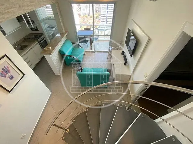 Cobertura / Penthouse com 93m² 1 quarto e 3 banheiros, à venda, no bairro Boqueirão em Santos