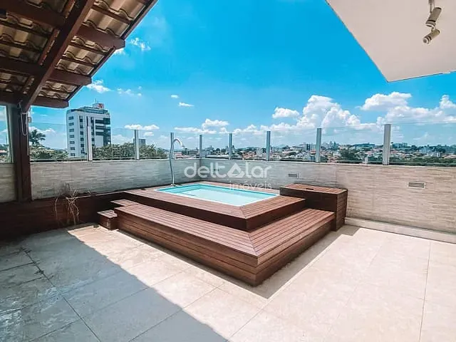 Cobertura / Penthouse com 183m² 3 quartos e 3 banheiros, à venda, no bairro Itapoã em Belo Horizonte
