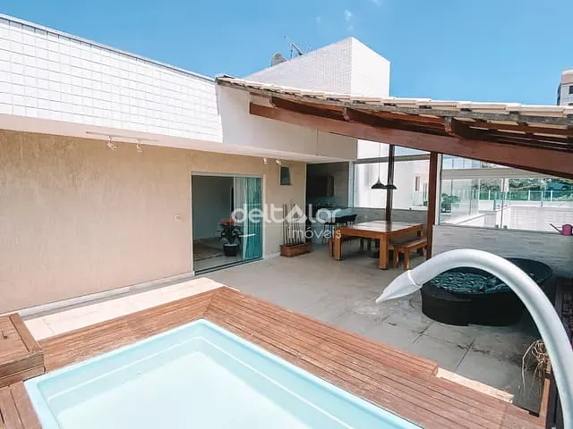 Cobertura / Penthouse com 183m² 3 quartos e 3 banheiros, à venda, no bairro Itapoã em Belo Horizonte