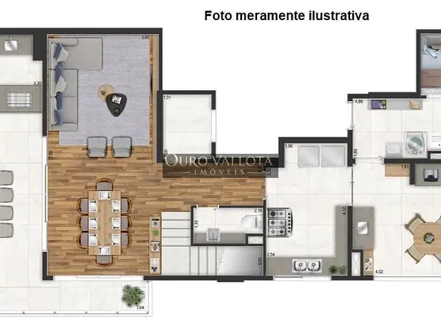 Cobertura / Penthouse 3 quartos e 4 banheiros, à venda, no bairro Água Branca em São Paulo